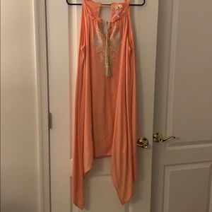 Coral dress from Franchesca’s